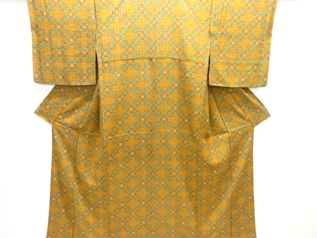 華紋模様小紋着物